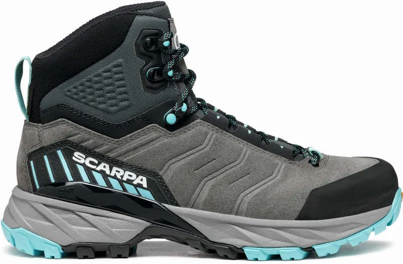 Scarpa Womens Rush TRK GTX Boots - Midgray-Aqua-1